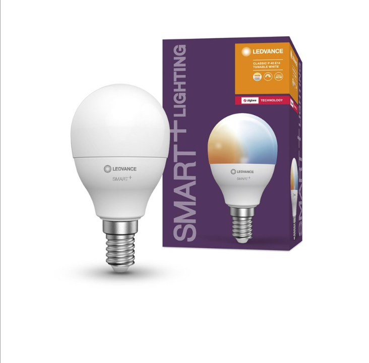 LEDVANCE smart+ mini-ball 40w/2700-6500 frosted e14 zigbee