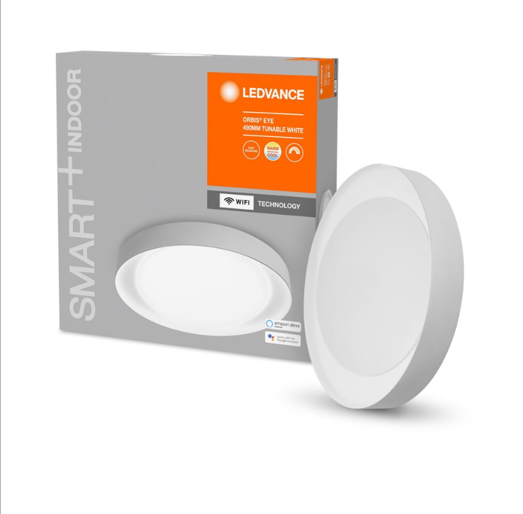 LEDVANCE Smart+ Ceiling Eye Silver Plastic CCT WIFI APP 490