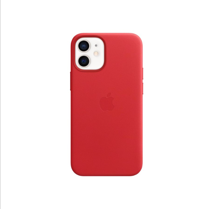 Apple iPhone 12 mini Leather Case w/ MagSafe - Red