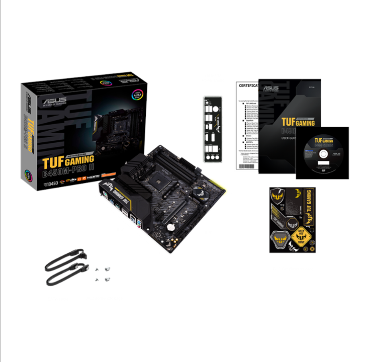 ASUS TUF GAMING B450M-PRO II Motherboard - AMD B450 - AMD AM4 socket - DDR4 RAM - Micro-ATX