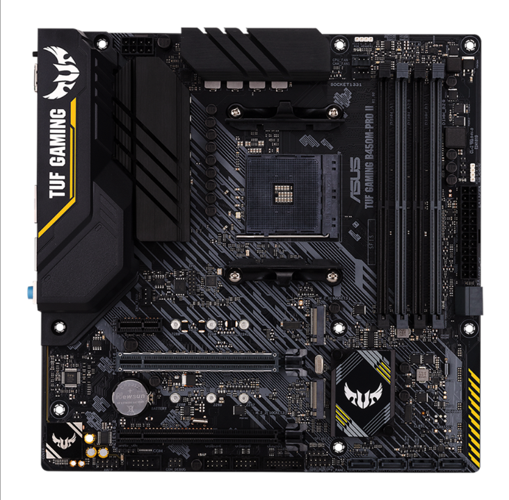 ASUS TUF GAMING B450M-PRO II Motherboard - AMD B450 - AMD AM4 socket - DDR4 RAM - Micro-ATX