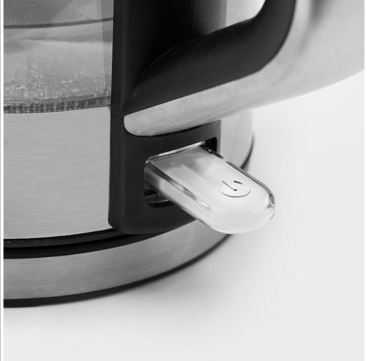 OBH Nordica Kettle Venice Glass - Silver - 2200 W