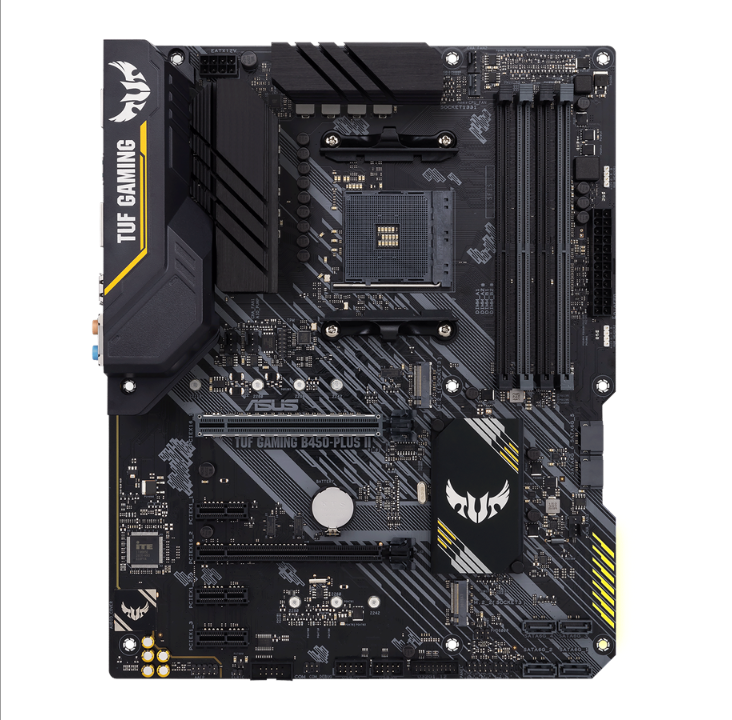 ASUS TUF GAMING B450-PLUS II Motherboard - AMD B450 - AMD AM4 socket - DDR4 RAM - ATX