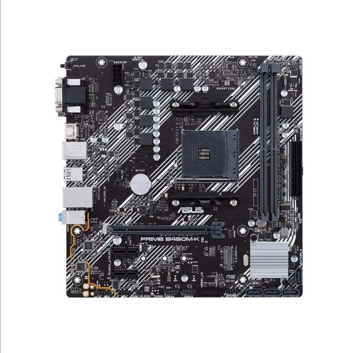 ASUS PRIME B450M-K II Motherboard - AMD B450 - AMD AM4 socket - DDR4 RAM - Micro-ATX