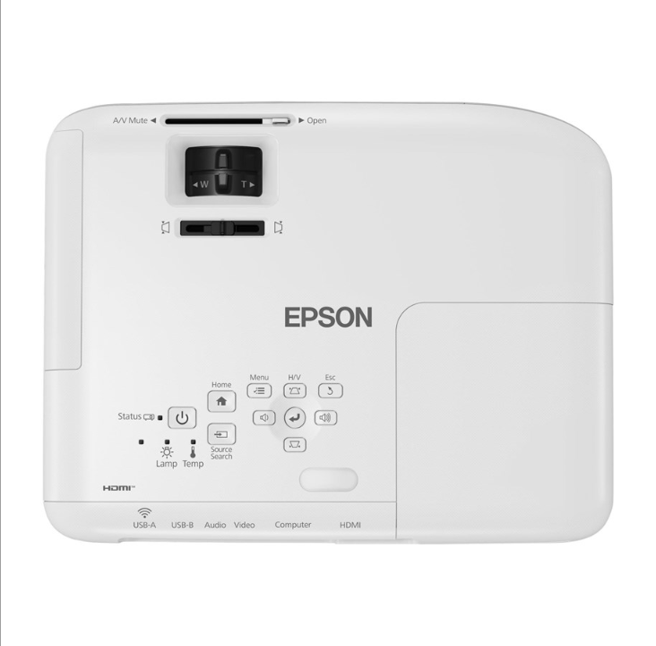 جهاز عرض Epson EB-W06 - جهاز عرض 3LCD - محمول - 1280 × 800 - 0 لومن ANSI