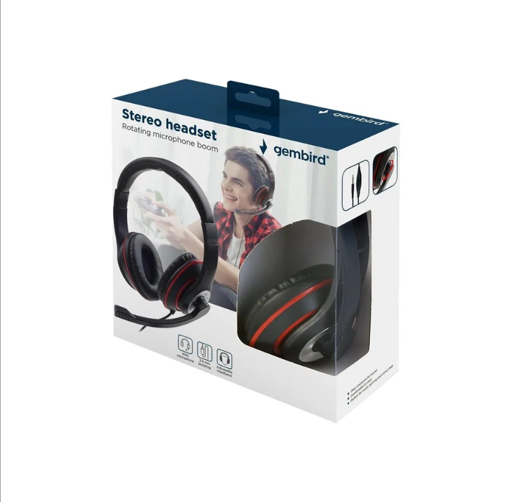 Gembird MHS-03-BKRD - headset