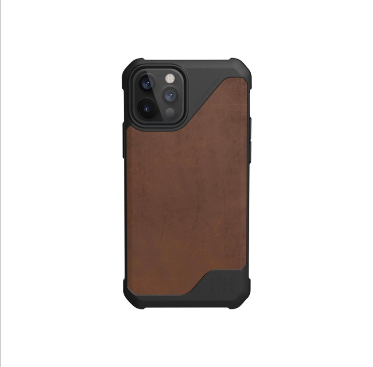 UAG Apple iPhone 12/12 Pro 5G Rugged Case Metropolis LT - Leather Brown