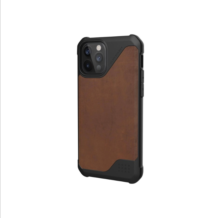 UAG Apple iPhone 12/12 Pro 5G Rugged Case Metropolis LT - Leather Brown