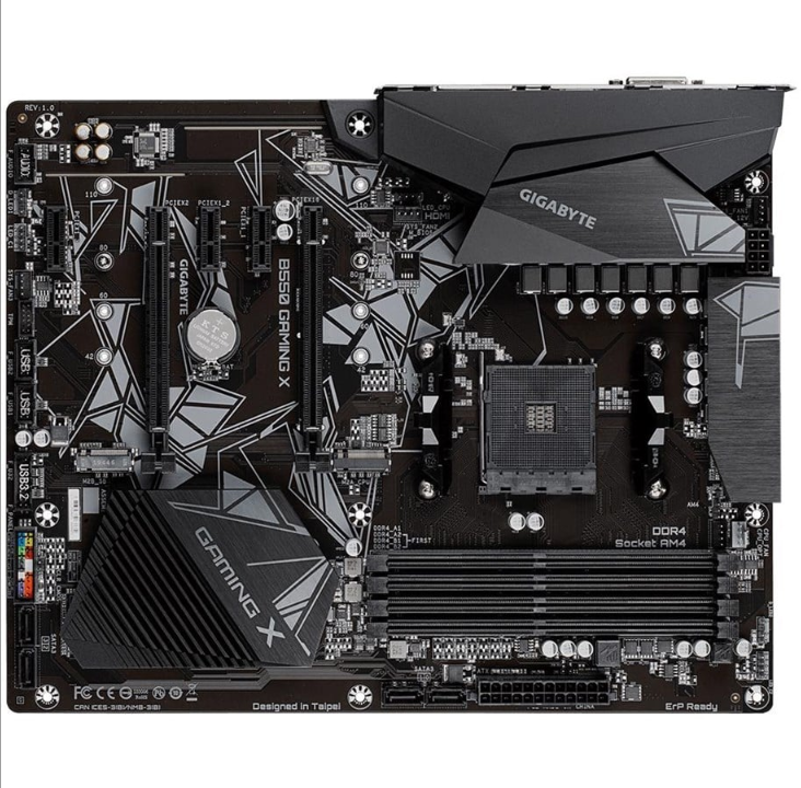 GIGABYTE B550 GAMING X V2 Motherboard - AMD B550 - AMD AM4 socket - DDR4 RAM - ATX