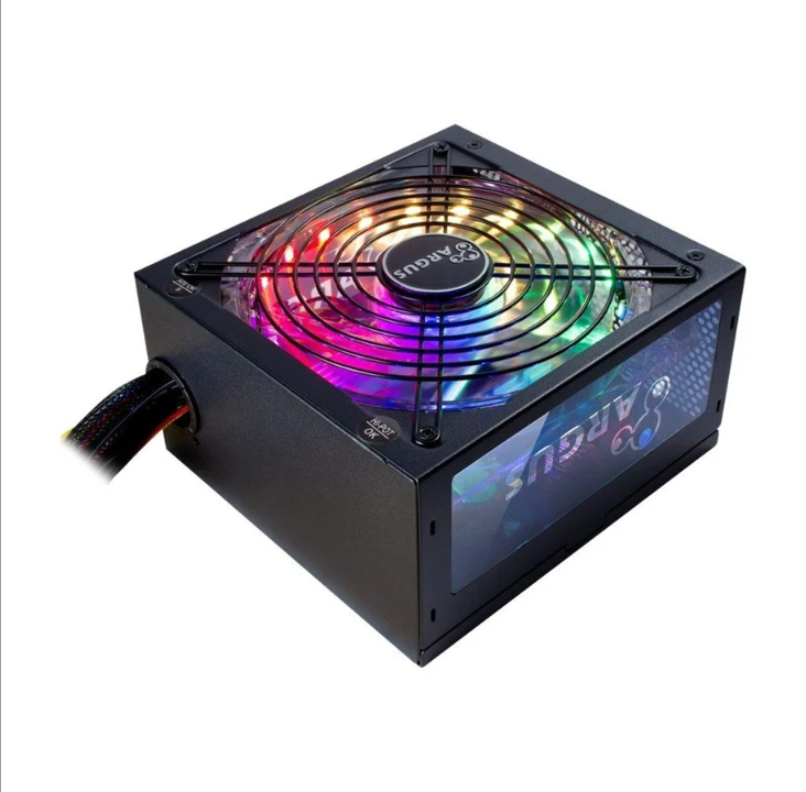 مزود طاقة Inter-Tech Argus RGB-500W II - 500 وات - 140 مم - شهادة 80 Plus البرونزية