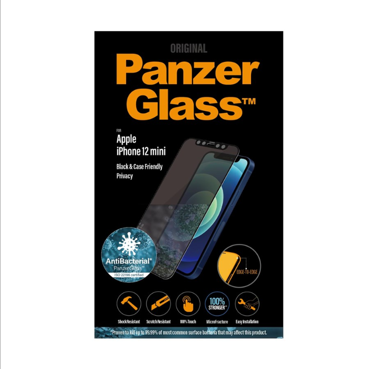 PanzerGlass 屏幕保护膜 Apple iPhone 12 Mini |边到边