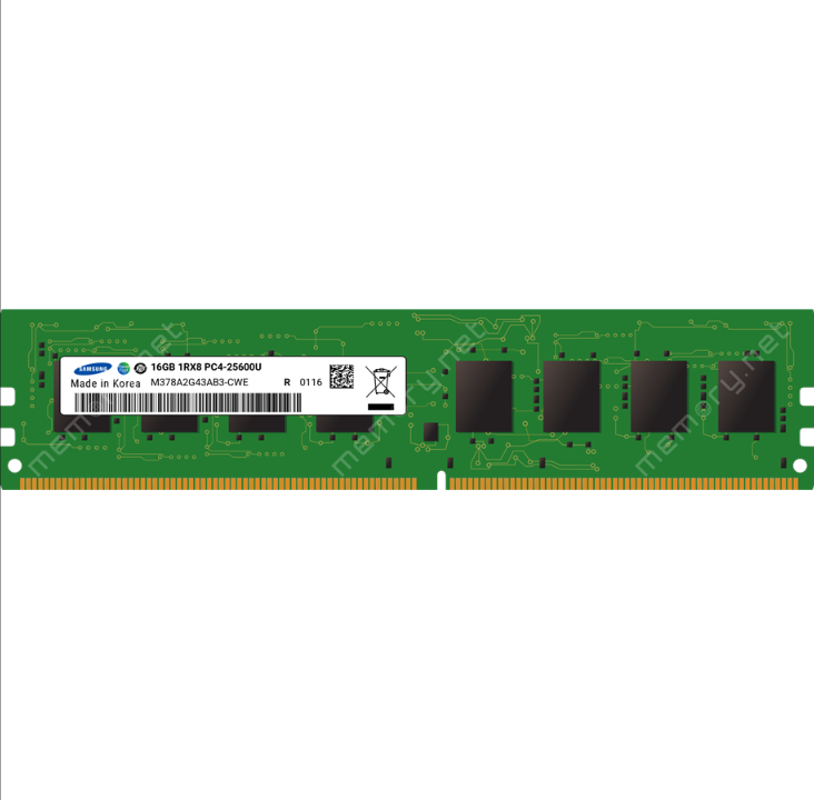 Samsung - DDR4 - 16 GB - DIMM 288-pin - unbuffered