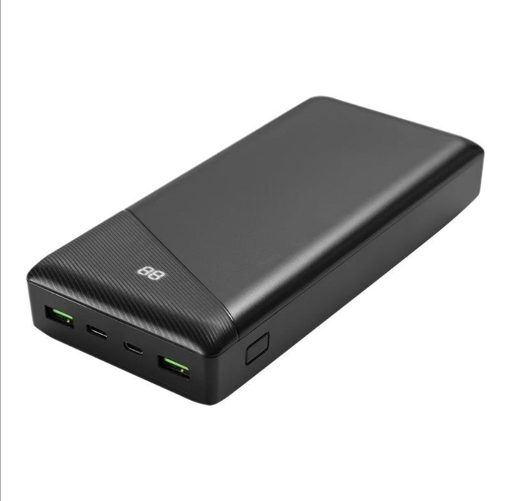 Deltaco Power bank 30000 mAh 3 A/18 W 111 Wh 2x PowerBank - 30 Wh