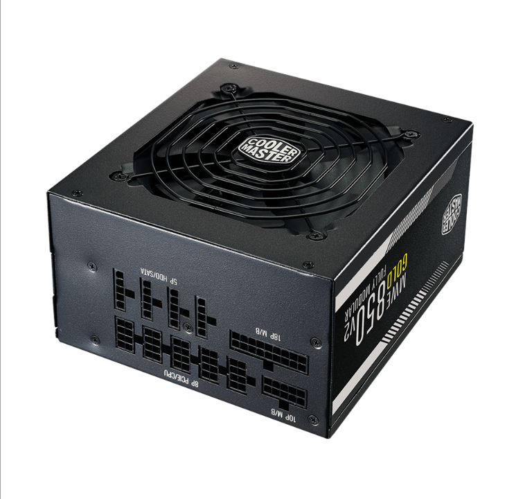 Cooler Master MWE Gold V2 全模块化电源 - 850 瓦 - 120 毫米 - 80 Plus 金牌证书