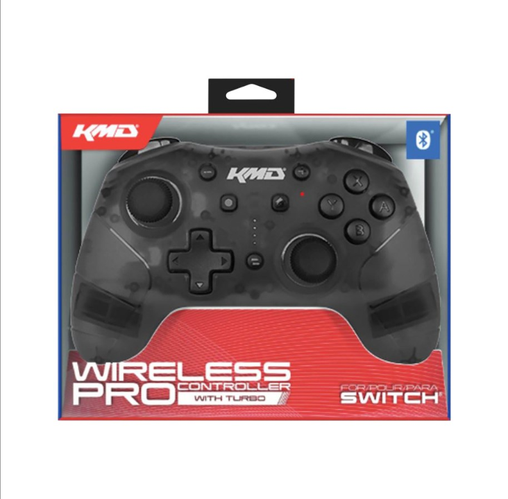 KMD Switch Pro Wireless Controller - Black - Gamepad - Nintendo Switch