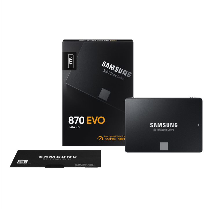 Samsung 870 EVO SSD - 1 تيرابايت - 2.5 بوصة - SATA-600