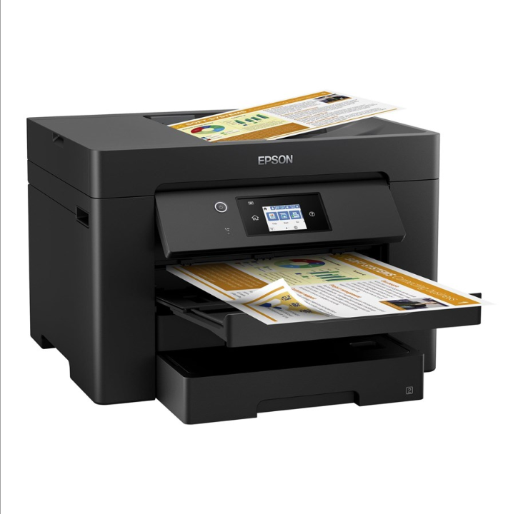 Epson WorkForce WF-7830DTWF A3 All in One Inkjet Printer Multifunction with Fax - Color - Ink