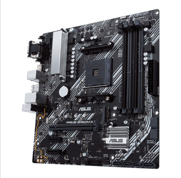 ASUS PRIME B450M-A II Motherboard - AMD B450 - AMD AM4 socket - DDR4 RAM - Micro-ATX