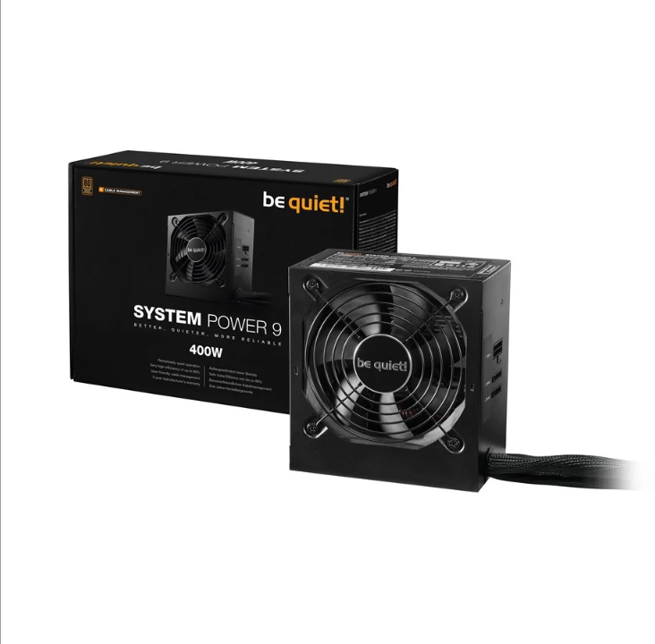 be quiet! System Power 9 600W CM power supply - 600 Watt - 120 mm - 80 Plus Bronze certificate