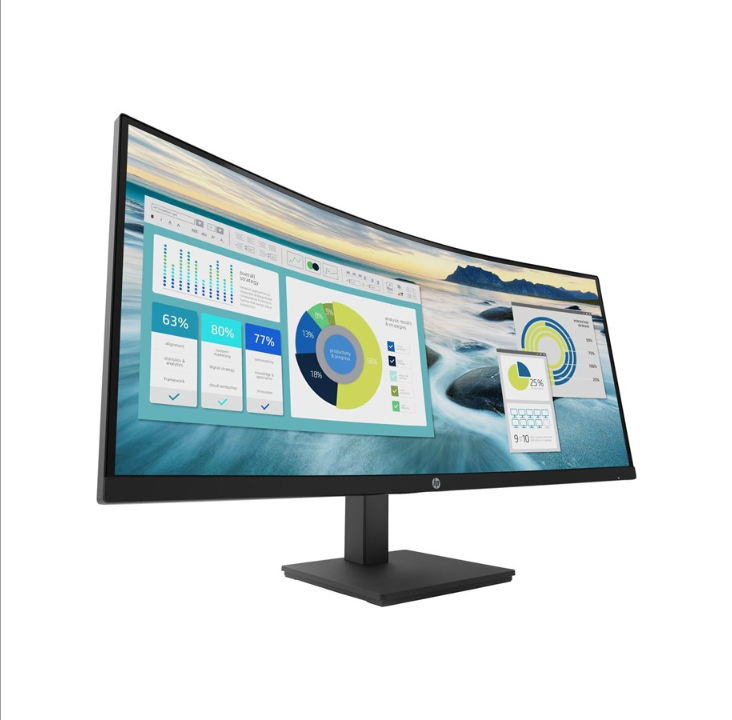 HP P34hc G4 - 3440x1440 - VA - Curved - USB HUB - Speakers - Screen