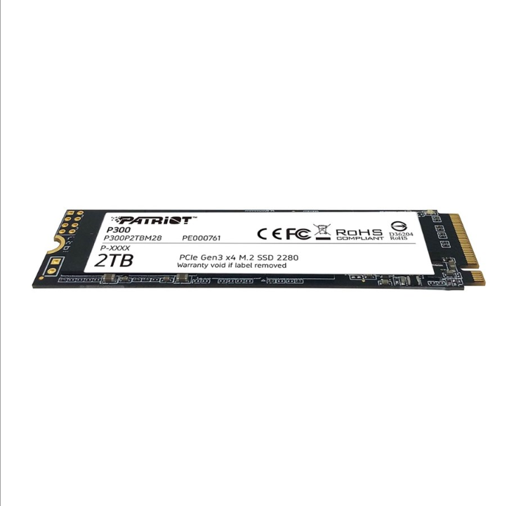 Patriot P300 SSD - 2TB - M.2 2280 - PCIe 3.0