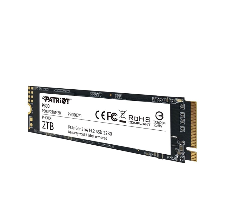 Patriot P300 SSD - 2TB - M.2 2280 - PCIe 3.0