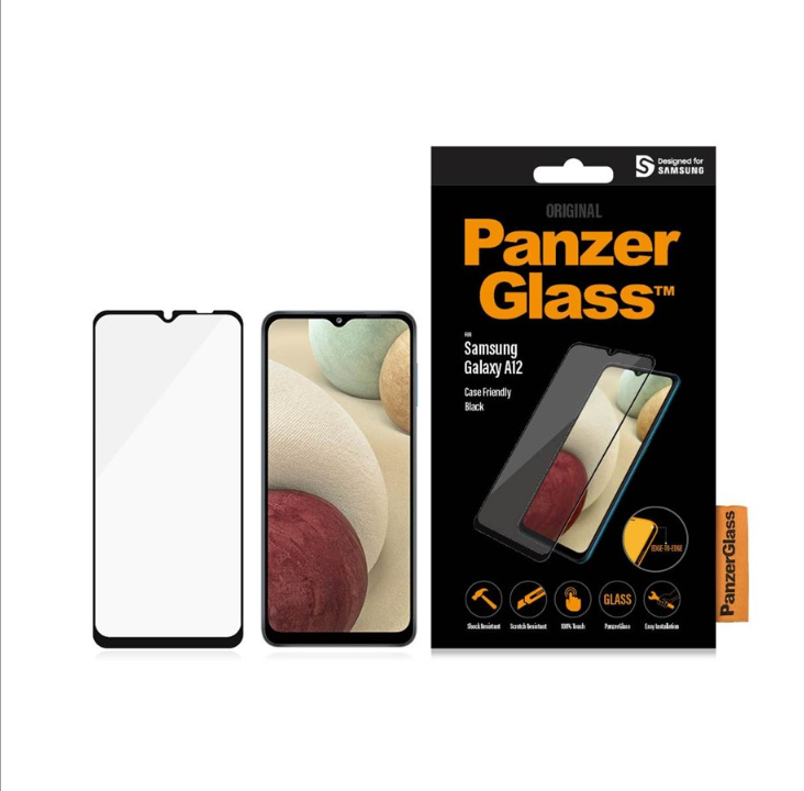 PanzerGlass Samsung Galaxy A12 Case Friendly - Black