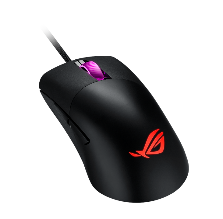 ASUS ROG KERIS Wireless - ماوس ألعاب - بصري - 5 أزرار - أسود مع ضوء RGB