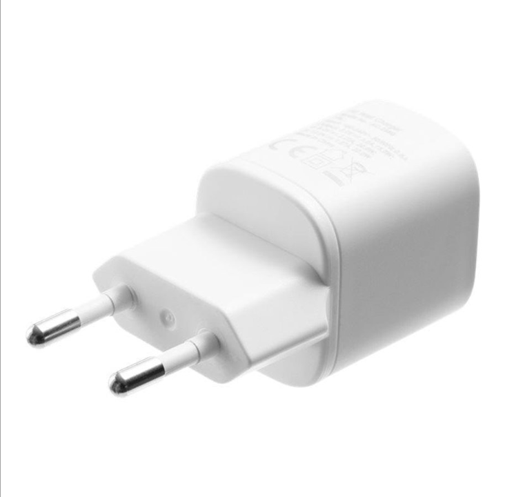 Deltaco USB wall charger USB-C PD 20 W includin