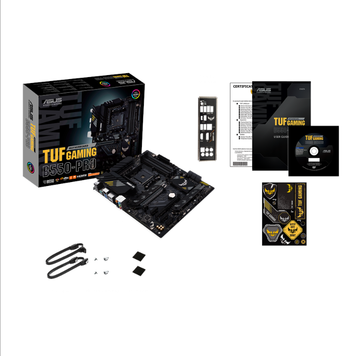 ASUS TUF GAMING B550-PRO Motherboard - AMD B550 - AMD AM4 socket - DDR4 RAM - ATX