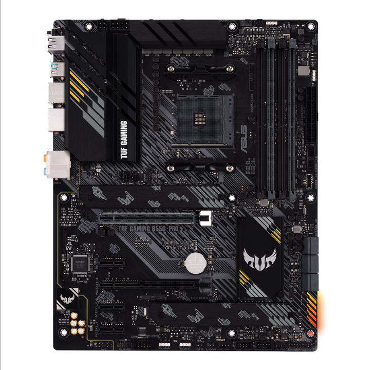 اللوحة الأم ASUS TUF GAMING B550-PRO - AMD B550 - مقبس AMD AM4 - ذاكرة الوصول العشوائي DDR4 - ATX