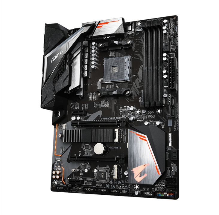 GIGABYTE B450 AORUS ELITE V2 Motherboard - AMD B450 - AMD AM4 socket - DDR4 RAM - ATX