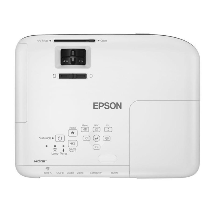 Epson Projector EB-W51 - 3LCD projector - portable - 1280 x 800 - 0 ANSI lumens