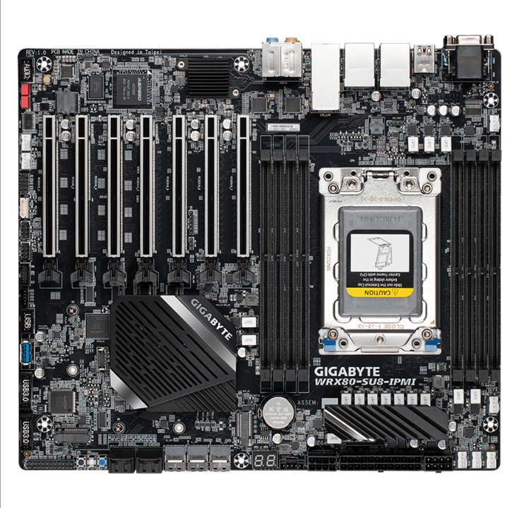 GIGABYTE WRX80-SU8-IPMI Motherboard - AMD WRX80 - AMD sWRX8 socket - DDR3 RAM - ATX