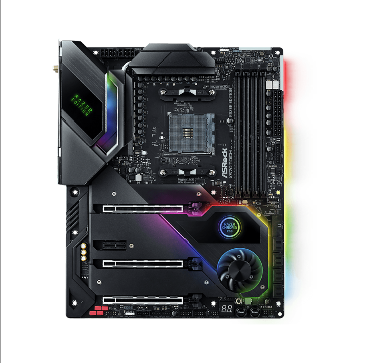 华擎 X570 Taichi - Razer Edition 主板 - AMD X570 - AMD AM4 插槽 - DDR4 RAM - ATX