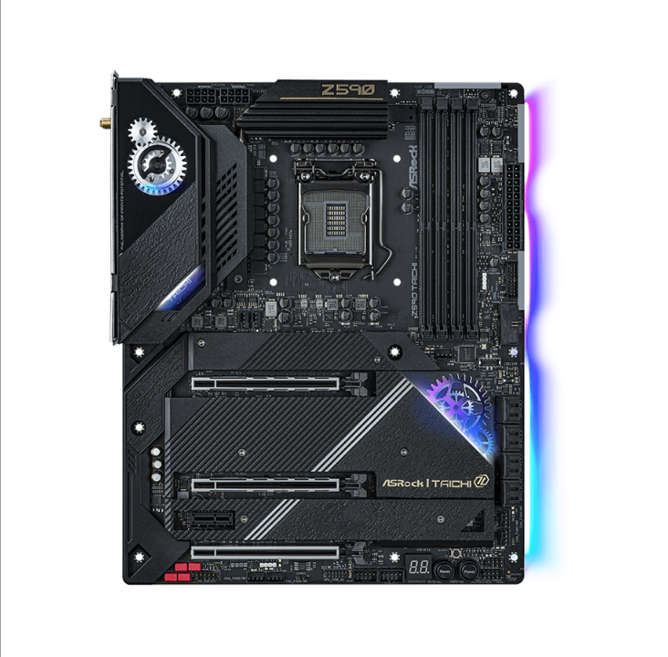 اللوحة الأم ASRock Z590 Taichi - Intel Z590 - مقبس Intel LGA1200 - ذاكرة الوصول العشوائي DDR4 - ATX