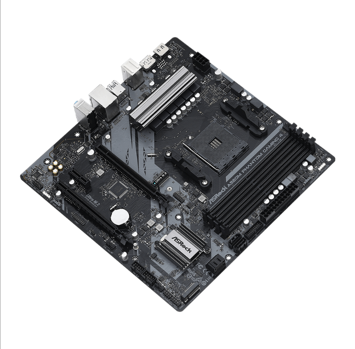 ASRock A520M Phantom Gaming 4 Motherboard - AMD A520 - AMD AM4 socket - DDR4 RAM - Micro-ATX