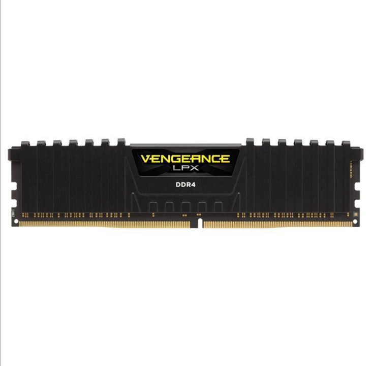 Corsair Vengeance LPX DDR4-3200 - 128 جيجا بايت - CL16 - رباعي القنوات (4 قطع) - Intel XMP - أسود