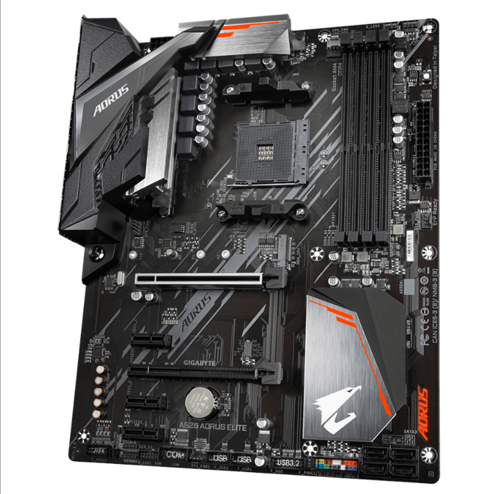 GIGABYTE A520 AORUS ELITE Motherboard - AMD A520 - AMD AM4 socket - DDR4 RAM - ATX