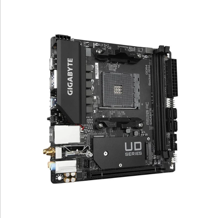 GIGABYTE A520I AC Motherboard - AMD A520 - AMD AM4 socket - DDR4 RAM - Mini-ITX