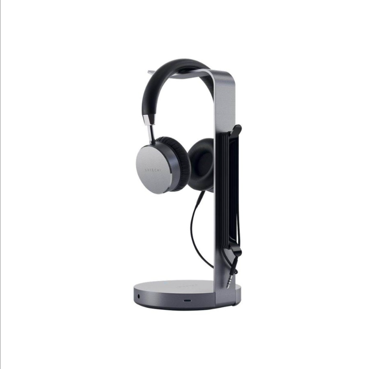 Satechi Aluminum Headphone Stand with built in USB Hub