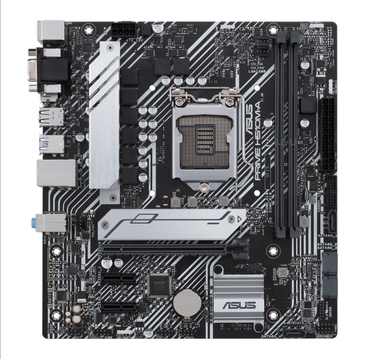 ASUS PRIME H510M-A Motherboard - Intel H510 - Intel LGA1200 socket - DDR4 RAM - Micro-ATX