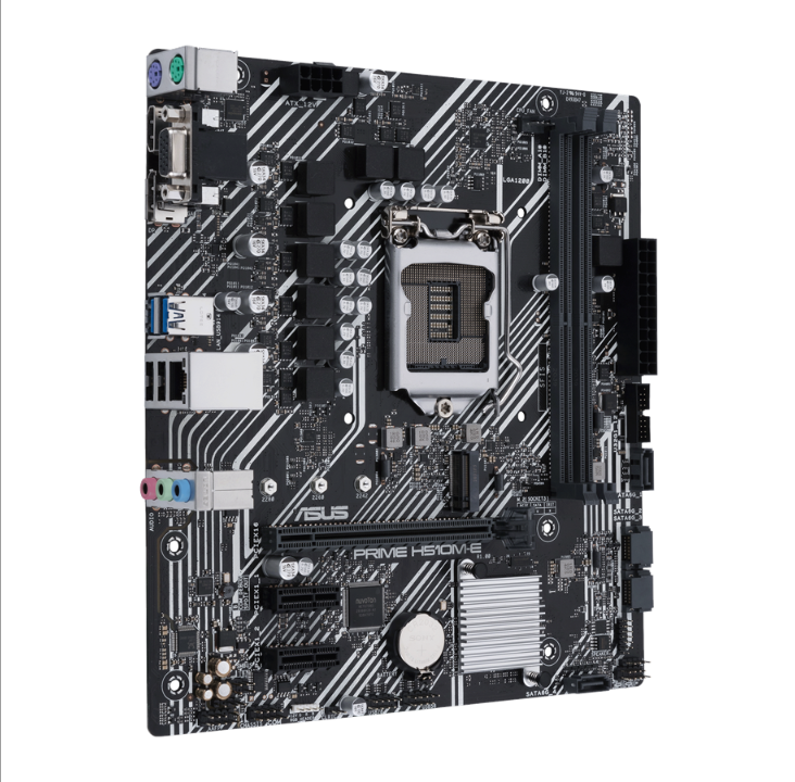 ASUS PRIME H510M-E Motherboard - Intel H510 - Intel LGA1200 socket - DDR4 RAM - Micro-ATX