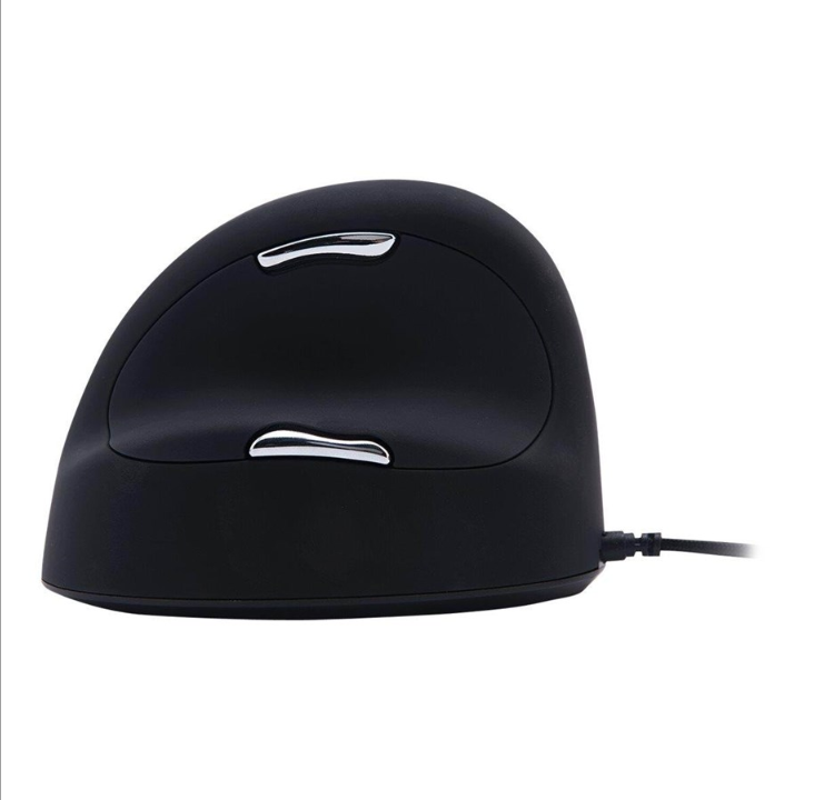 R-Go Tools R-Go HE Mouse Ergonomic Mouse Large Left - Mouse - 5 buttons - Silver