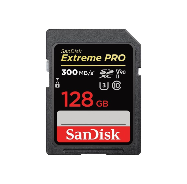 SanDisk Extreme PRO SD - 300MB/s - 128GB