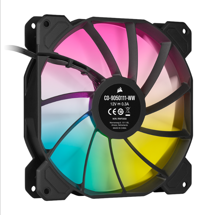 Corsair iCUE SP140 RGB Elite Performance Black - Kit with iCUE Lighting Node CORE