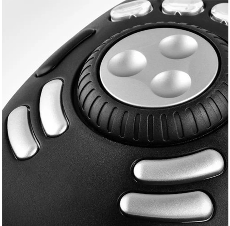 Contour Multimedia Controller PRO v2 - Scroll wheel - 15 buttons - Black