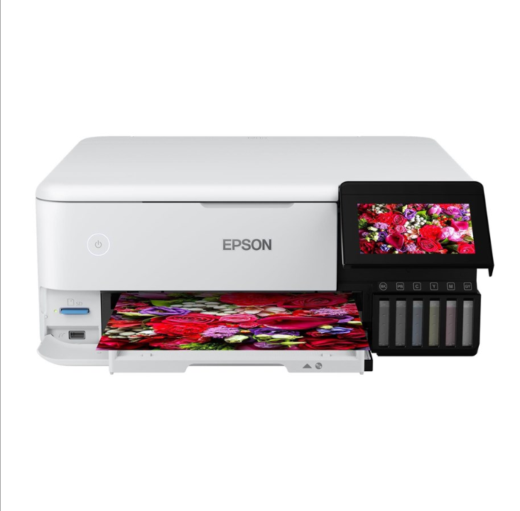 Epson EcoTank ET-8500 الكل في واحد طابعة نافثة للحبر متعددة الوظائف - ملونة - حبر
