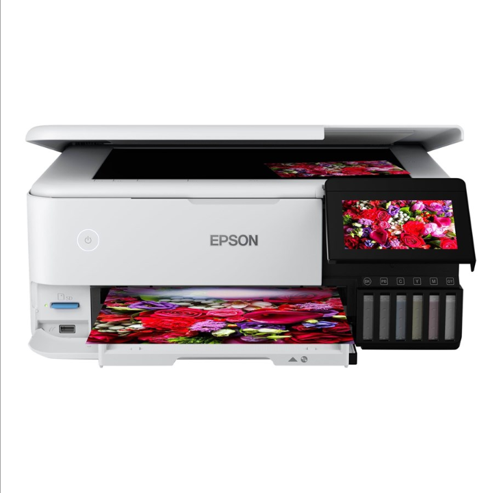 Epson EcoTank ET-8500 All in One Inkjet Printer Multifunction - Color - Ink