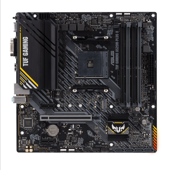 华硕 TUF GAMING A520M-PLUS II 主板 - AMD A520 - AMD AM4 插槽 - DDR4 内存 - Micro-ATX